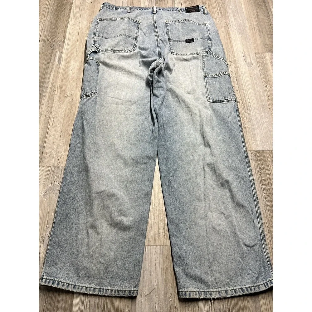 Vintage Robert Stock‎ Carpenter Jeans Baggy Faded Loose skater 2000s Work 38x30